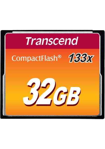 TS32GCF133 32 GB CF133 133X 50/20MB/S Compactflash Hafıza Kartı