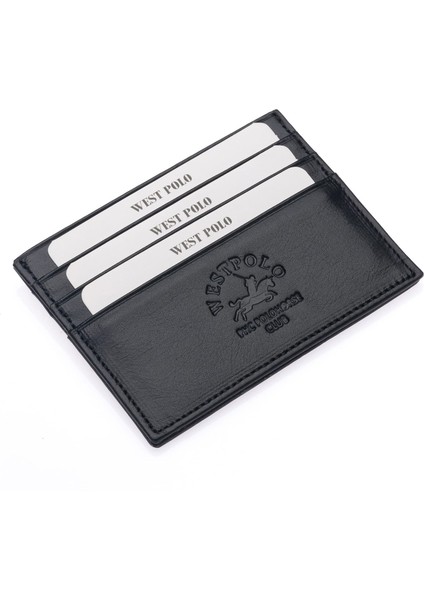West Polo Deri Bol Kartlıklı Unisex Kartlık WPT041