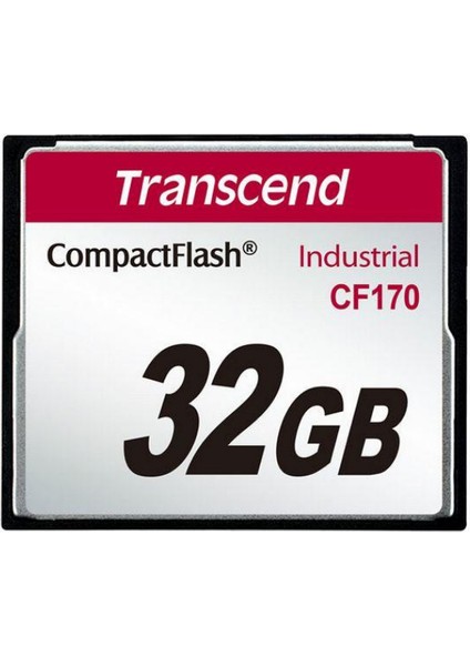 TS32GCF170 32 GB CF170 300X Industrıal 80/40MB/S Compactflash Hafıza Kartı