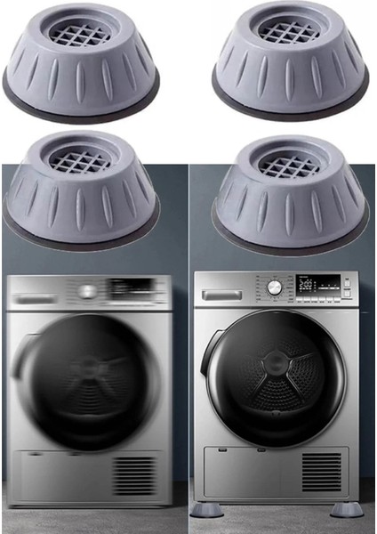 Çamaşır Makinesi Beyaz Eşya Ayaklığı Titreşim Önleyici Kaydırmaz Vantuzlu Stoper Set 4 Adet fiyatları