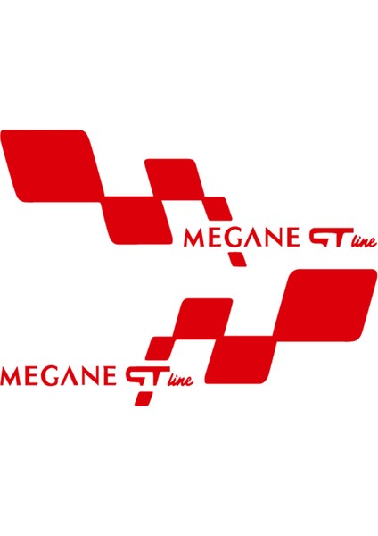 Megane Gt Line Sticker - Megane Sticker - Renault Sticker - Kapı Altı Sticker - Oto Sticker - Araba Sticker