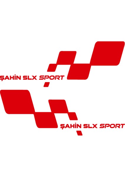 Şahin Slx Sport Sticker - Şahin Sticker - Tofaş Sticker - Kapı Altı Sticker - Oto Sticker - Araba Sticker