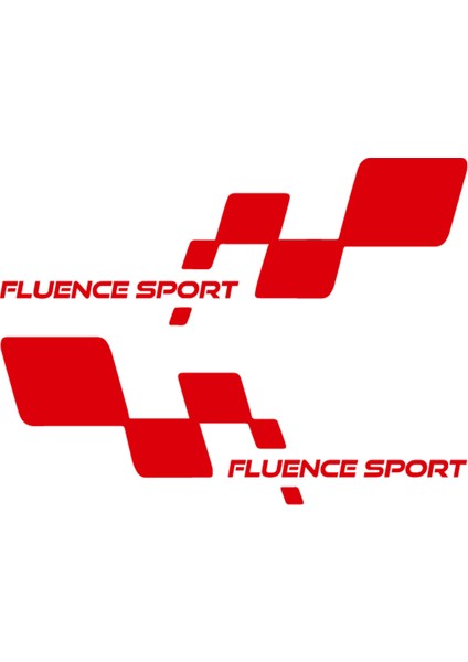 Fluence Sport Sticker - Fluence Sticker - Renault Sticker - Kapı Altı Sticker - Oto Sticker - Araba Sticker