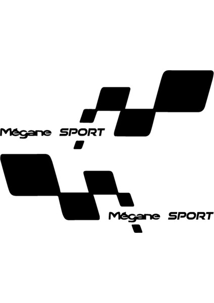 Megane Sport Sticker - Megane Sticker - Renault Sticker - Kapı Altı Sticker - Oto Sticker - Araba Sticker