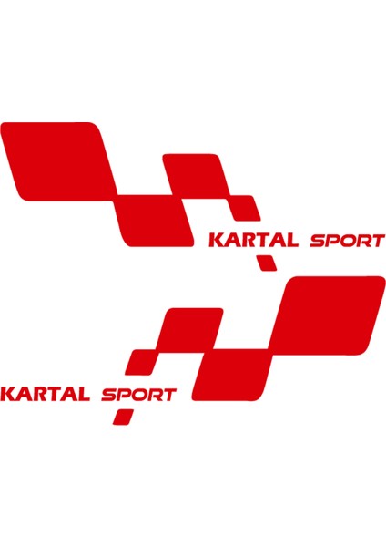 Kartal Sport Sticker - Kartal Sticker - Tofaş Sticker - Kapı Altı Sticker - Oto Sticker - Araba Sticker