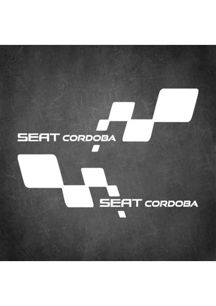 Seat Cordoba Sticker - Seat Sticker - Oto Sticker - Kapı Altı Sticker - Oto Sticker - Araba Sticker