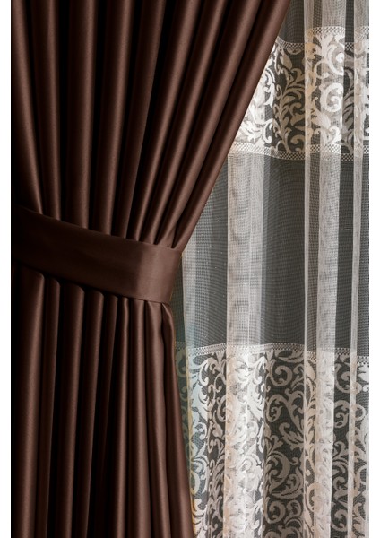 Sık Pileli Blackout Karartma Kumaştan Fon Perde 1x3 V21 Tek Kanat fiyatları