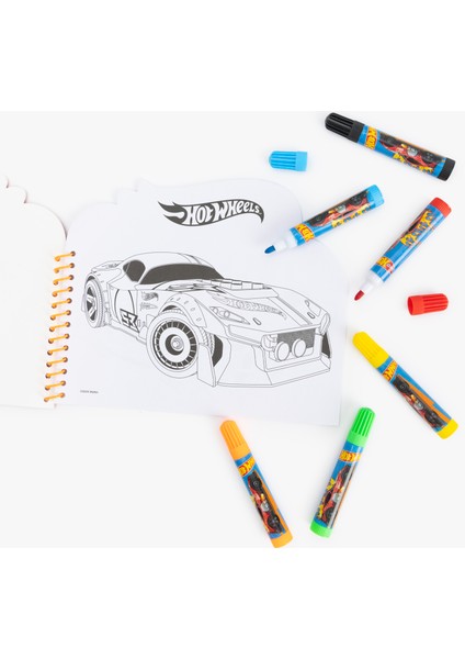 Hot Wheels Lisanslı Defter ve Kalem Seti