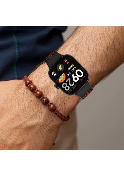 Xiaomi Smart Band 9 Pro Uyumlu Delikli Yumuşak Silikon Kordon Kayış