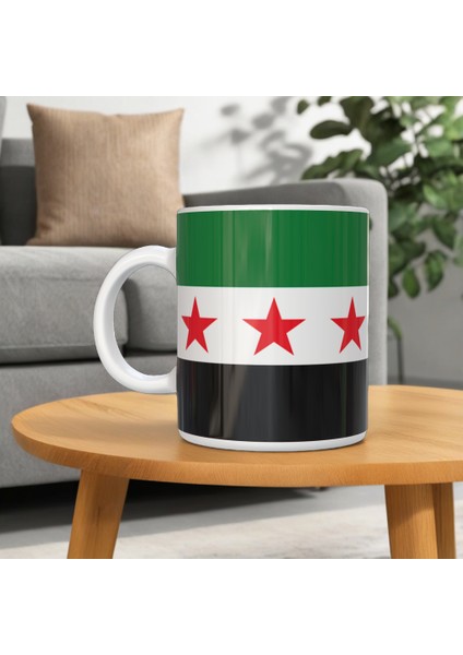 Cupcraft Suriye Bayrağı Baskılı Kupa Bardağı