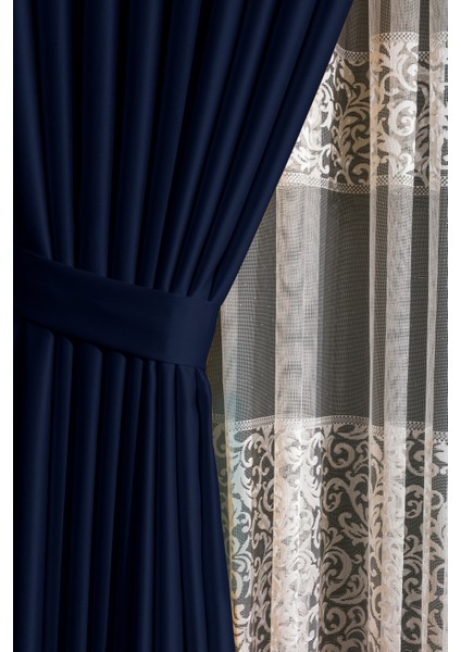 Sık Pileli Blackout Karartma Kumaştan Fon Perde 1x3 V22 Tek Kanat fiyatları