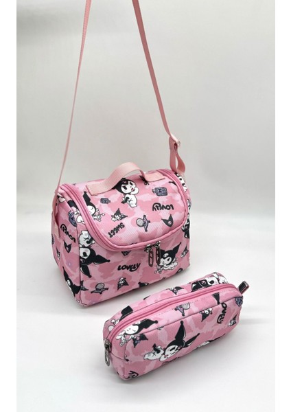 Karakter Desenli Kız Ilk Okul Çantası Kız Ilkokul Çantası Pudra fırsatları