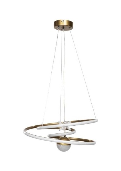 3 Renk Yanabilen Şeker Top Aksesuarlı Modern Ledli Avize