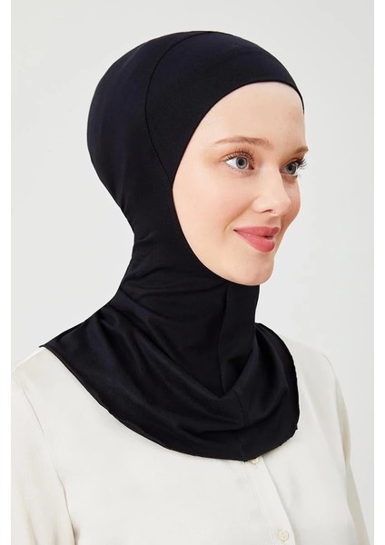 Siyah Büyük Hijab Bone