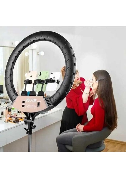 Rl-21 Inç Işıklı Telefon Tutucu Ring Light