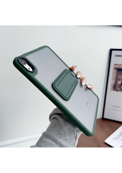 Apple Ipad Air 4th 5th 6th 2024 M2 Çipli Uyumlu Fonksiyonlu Stadlı Yarı Saydam Pc+Tpu Kılıfı modelleri