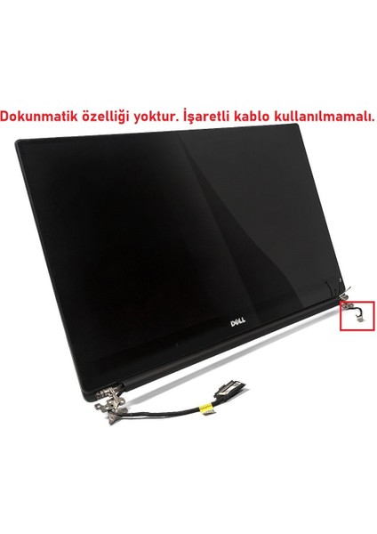Dell Xps P56F001 (9550) LCD Ekran Panel Set (Fhd-Uhd Non-Touch)