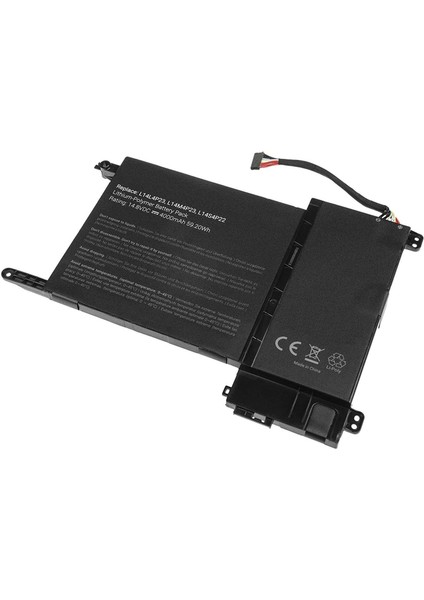 Retro Lenovo Ideapad Y700-15ISK, L14M4P23 Notebook Bataryası