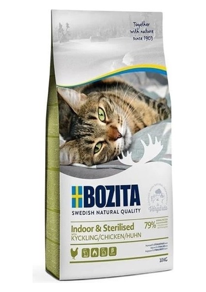 Adult Indoor Tavuklu Kısırlaştırılmış Yetişkin Kedi Maması 10 kg