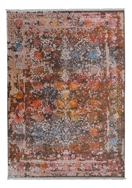 7/24 Vintage Tarzı 200 x 290 Toz Barındırmaz Viskon Halı 070-KBJ