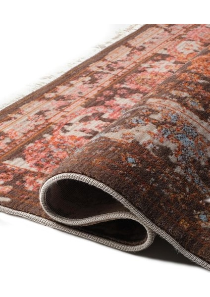 7/24 Vintage Tarzı 200 x 290 Toz Barındırmaz Viskon Halı 070-KBJ fırsatları