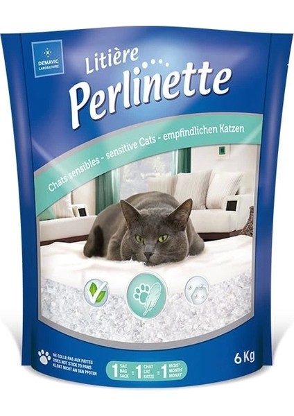 Cat Adult Sensitive Hassas Kristal Kedi Kumu 6 kg 14.8 Lt