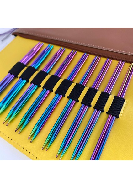 Değiştirilebilir Misina Bağlantılı Şiş Seti Rainbow Slim Taba Çantalı indirimleri
