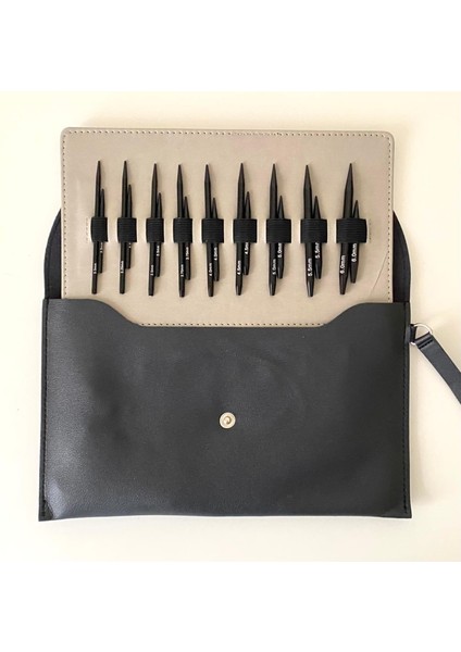 Değiştirilebilir Misina Bağlantılı Kısa Şiş Seti Karbonz Siyah Slim Çantalı indirimleri