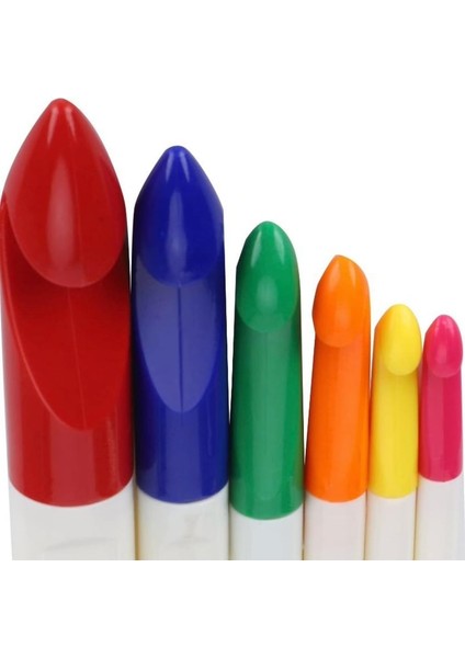 Plastik Renkli Büyük 6' Lı Büyük Numaralar Tığ Seti fırsatları