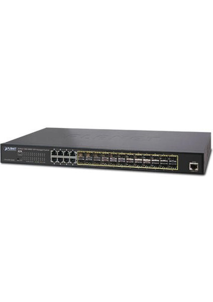 PL-GS-5220-16S8CR 24 Port Gigabit Mini-Gbıc Sfp 8 Port Gigabit Ethernet L2 Yönetilebilir Switch
