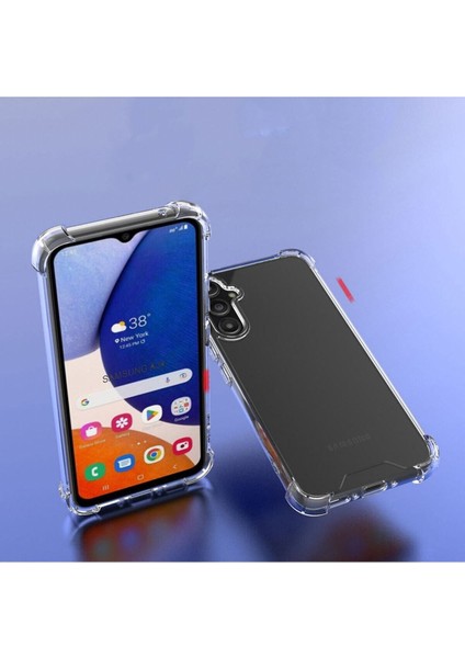 Samsung Galaxy A24 Kılıf 3D Kamera Korumalı Antishock Darbe Emici Yumuşak Esnek Şeffaf Silikon Kapak