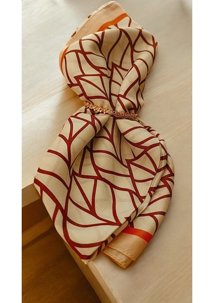 Noble Jewelry Soft Pamuk Desenli Eşarp