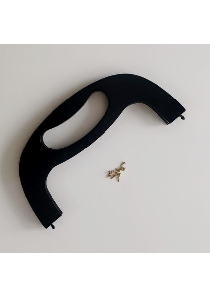 Çanta Bursu Ahşap Saplı Siyah 25 cm fiyatları