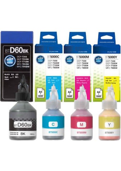 Brother MFC-T920DW -MFC-T925DW Muadil Mürekkep Seti 4 Renk fiyatları