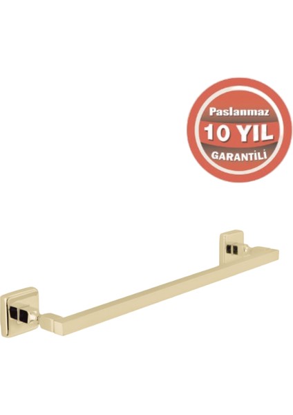 Paslanmaz Pirinç Kumru Kare Boru Uzun Havluluk 50CM Altın Sarı Gold modelleri