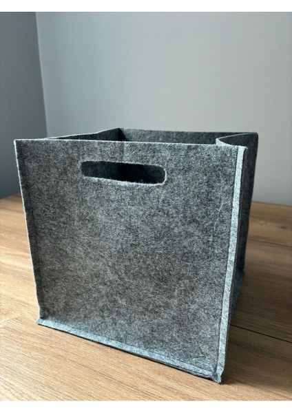 Çok Amaçlı Keçe Kutu Organizer Dolap Içi Düzenleyici 30 x 30