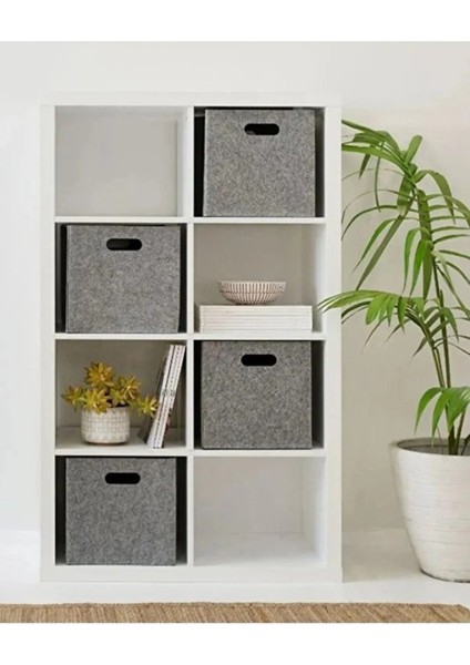 Kalın Çok Amaçlı Keçe Organizer Dolap Içi Düzenleyici 30 x 30 cm fırsatları
