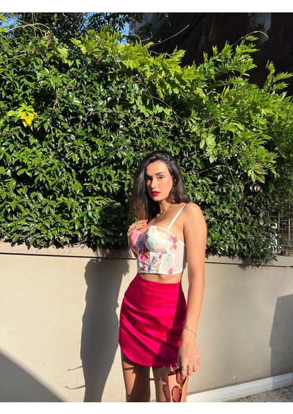 Balenli Destekli Korseli Bralet Sütyen Takım Ekru Bra Set fırsatları
