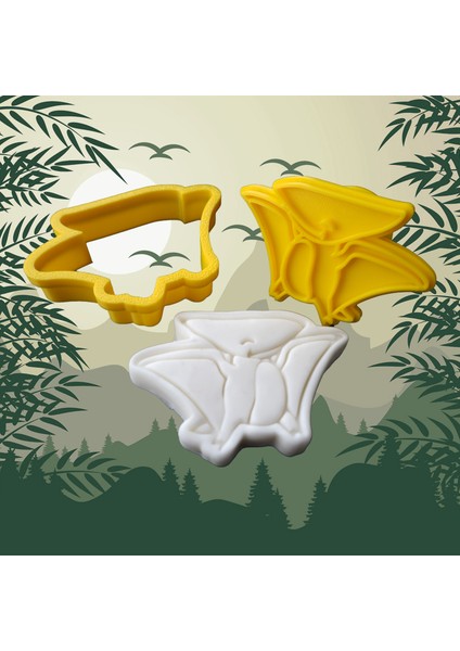 Dino Pterodactyl Kurabiye ve Hamur Şekillendirici