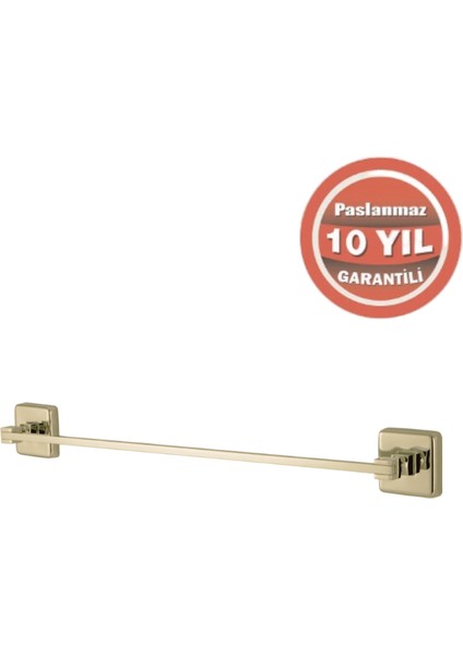 Paslanmaz Pirinç Kumru Uzun Havluluk 50CM Altın Sarı Gold