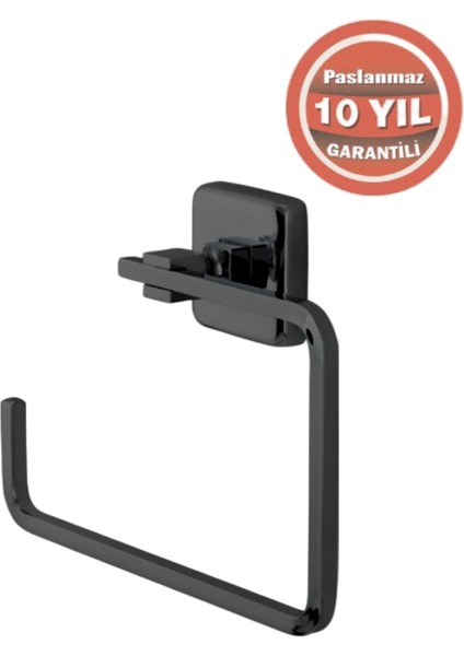 Paslanmaz Pirinç Kumru Kare Havluluk Mat Siyah modelleri