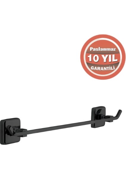 Paslanmaz Pirinç Kumru Uzun Havluluk 50CM Mat Siyah modelleri