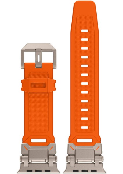 Watch Ultra 49MM KRD-101 Titanyum Metal Başlıklı Silikon Kordon fiyatları