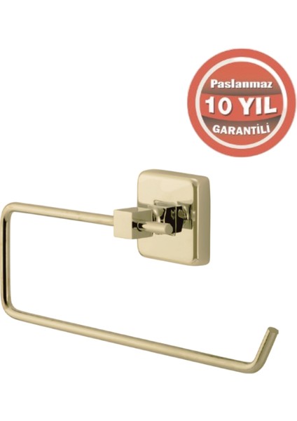 Paslanmaz Pirinç Kumru Açık Kağıt Havluluk Altın Sarı Gold