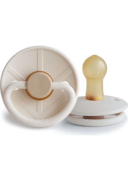 Frıgg Little Viking Kauçuk Emzik - Sigrid Cream