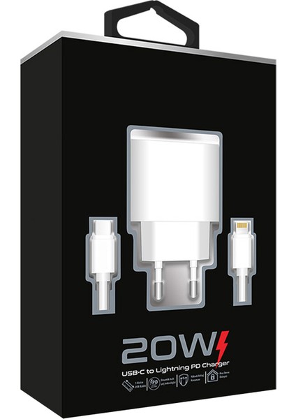Orijinal CH21 Lightning Şarj Aleti Seti 20W fiyatları
