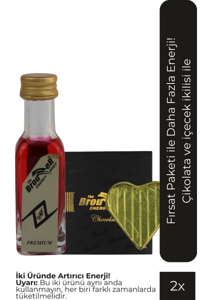 Karışık Meyve Aromalı Içecek 20ML & Çikolata Performans Destekleyici (24GR + 20ML) SET