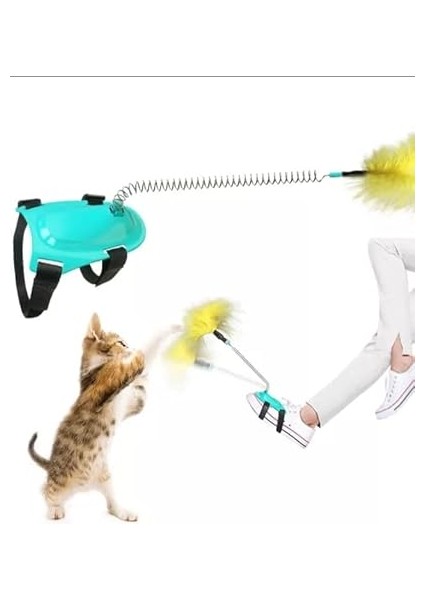 Tineke Yaylı Kedi Ayak Oyun Oltası 1 Adet