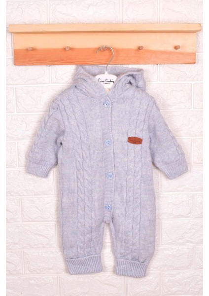 Içi Welsoftlu Triko Kışlık Bebek Tulum 302438