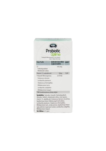 Probiotic Optima Çiğneme 30 Tablet